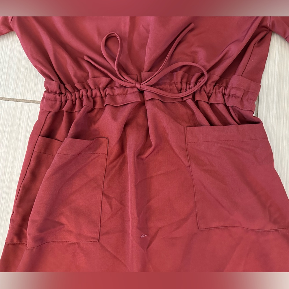 Vici- Wishful Thinking Drawstring Pocketed Dress-… - image 2